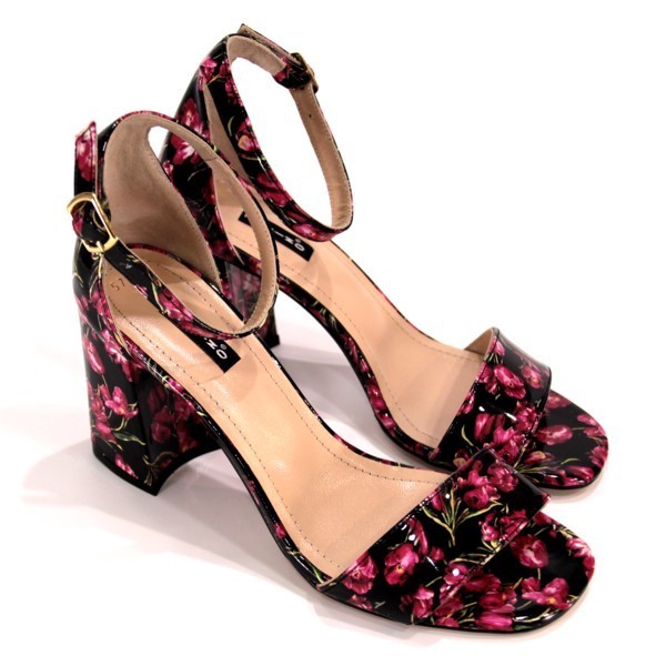 Босоніжки в рожеві тюльпани Tucino 104-17-5720/01